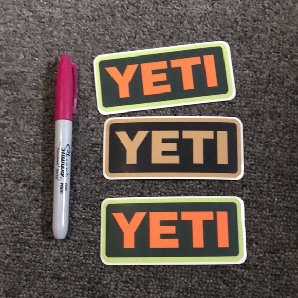 3 Yeti Stickers - Picture 5 of 5